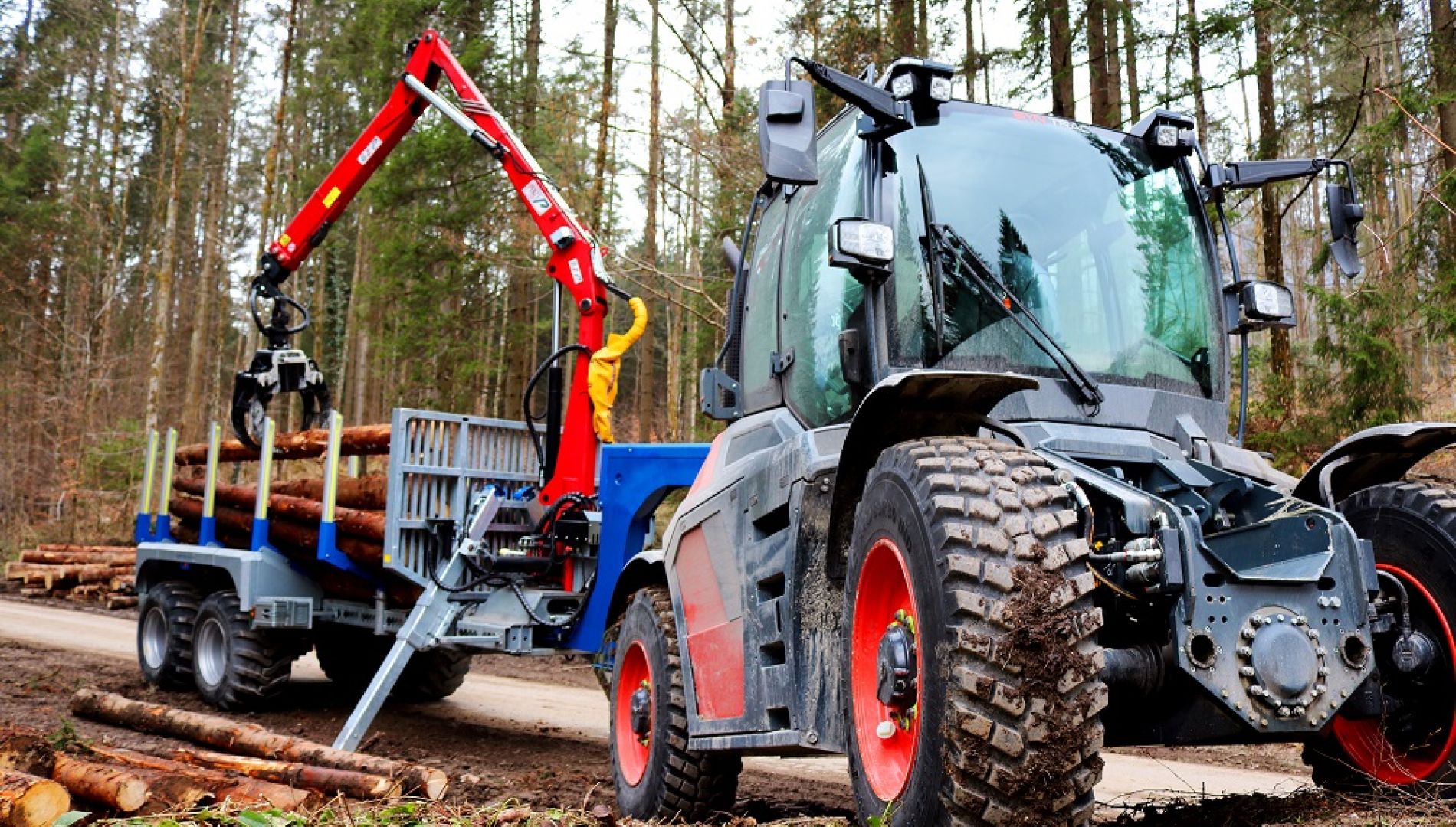 Rückewagen, Forstwirtschaft, SYN TRAC, Traktor, Waldarbeiten, Binderberger